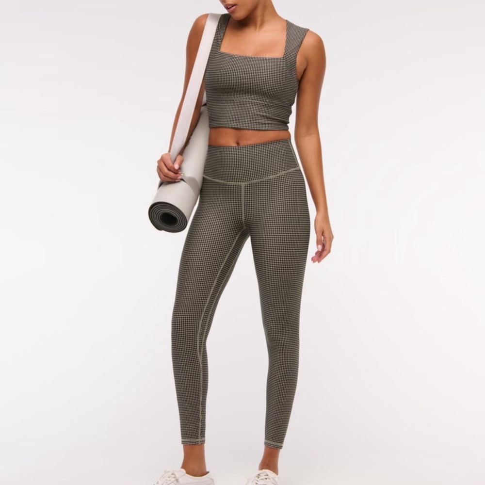 Women's houndstooth 7/8 legging